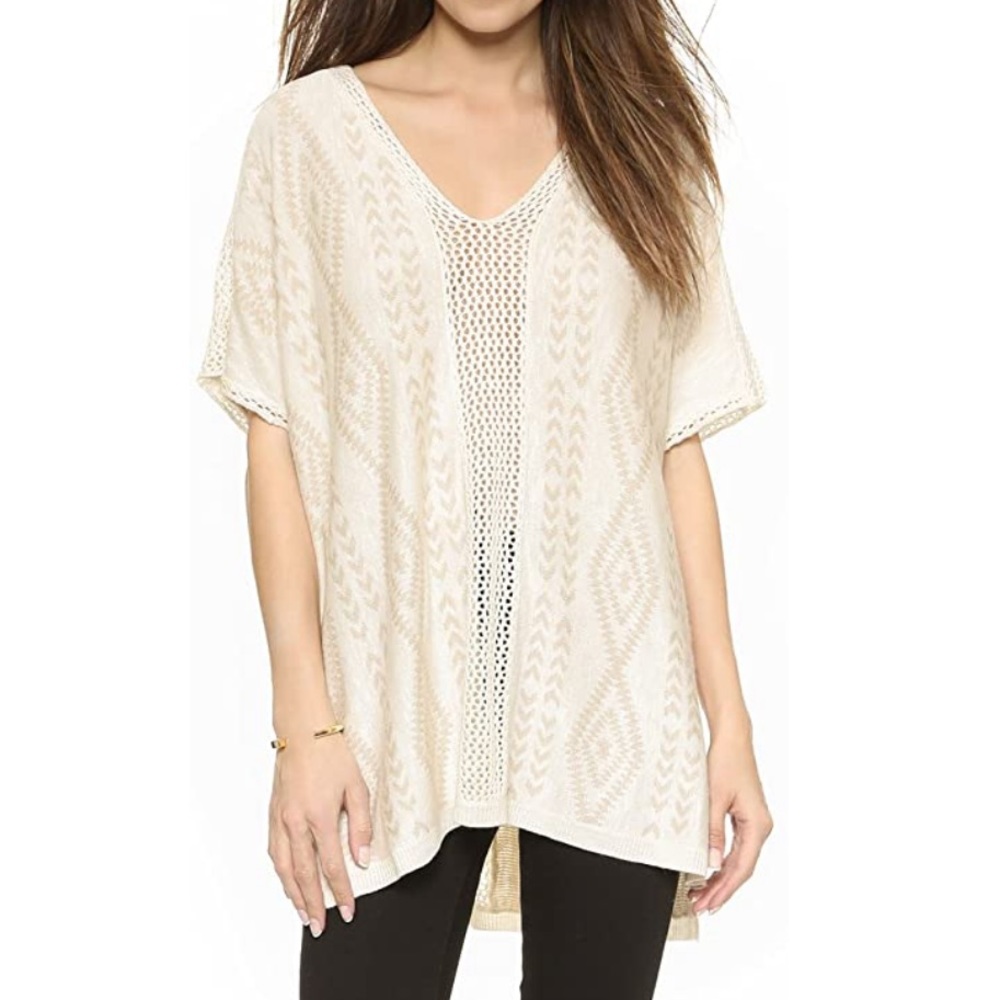 Ella Moss “Casita” poncho sweater, size XS/S